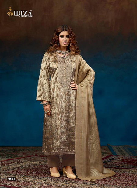 Raah By Ibiza Velvet Brasso Designer Salwar Suits Wholesalers In Surat
